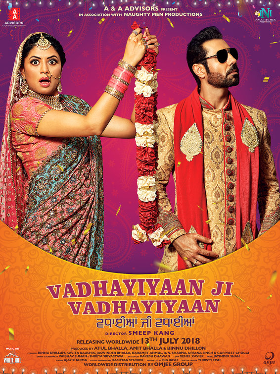 Vadhayiyaan Ji Vadhayiyaan Movie Poster