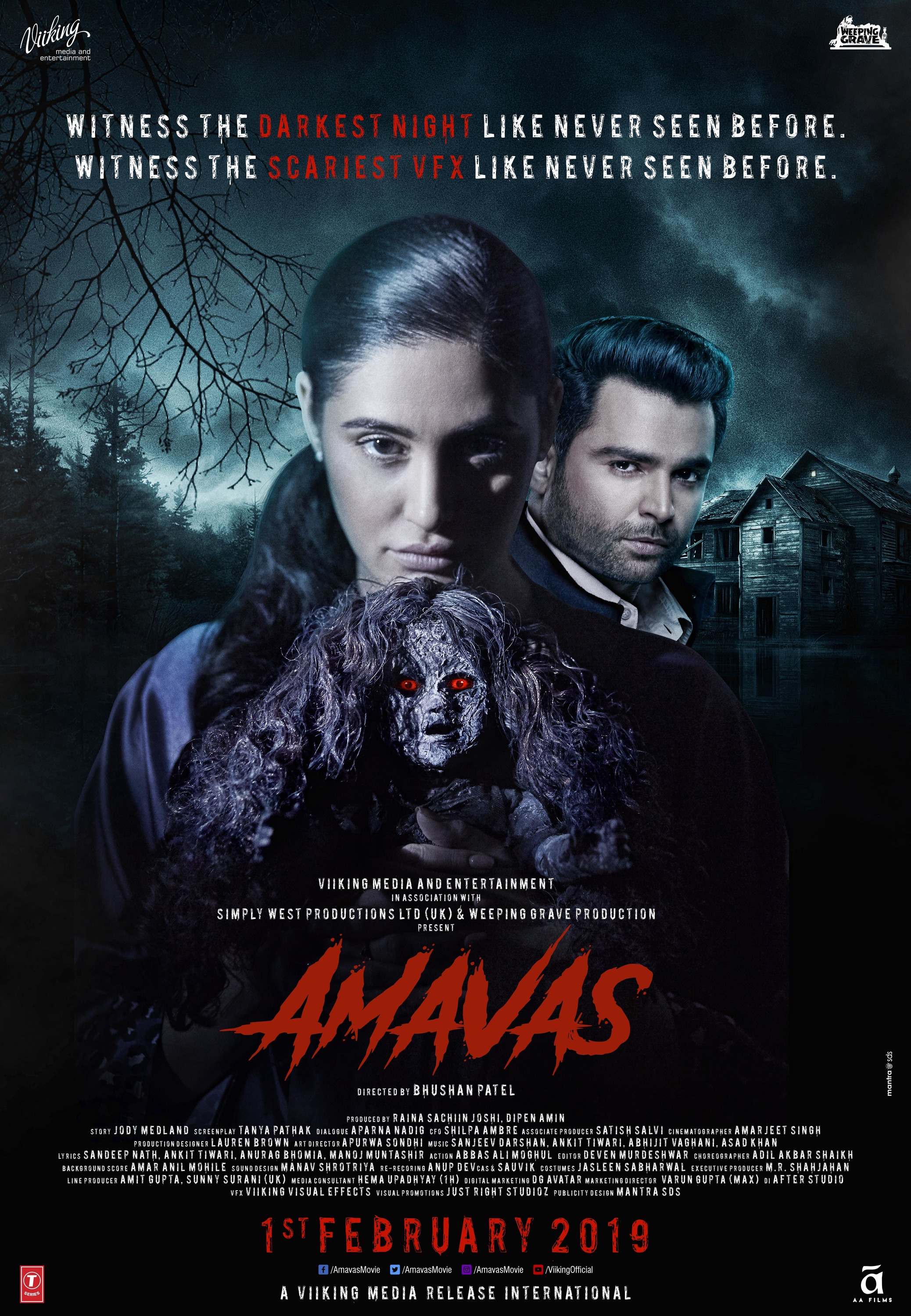Mega Sized Movie Poster Image for Amavas (#2 of 4)