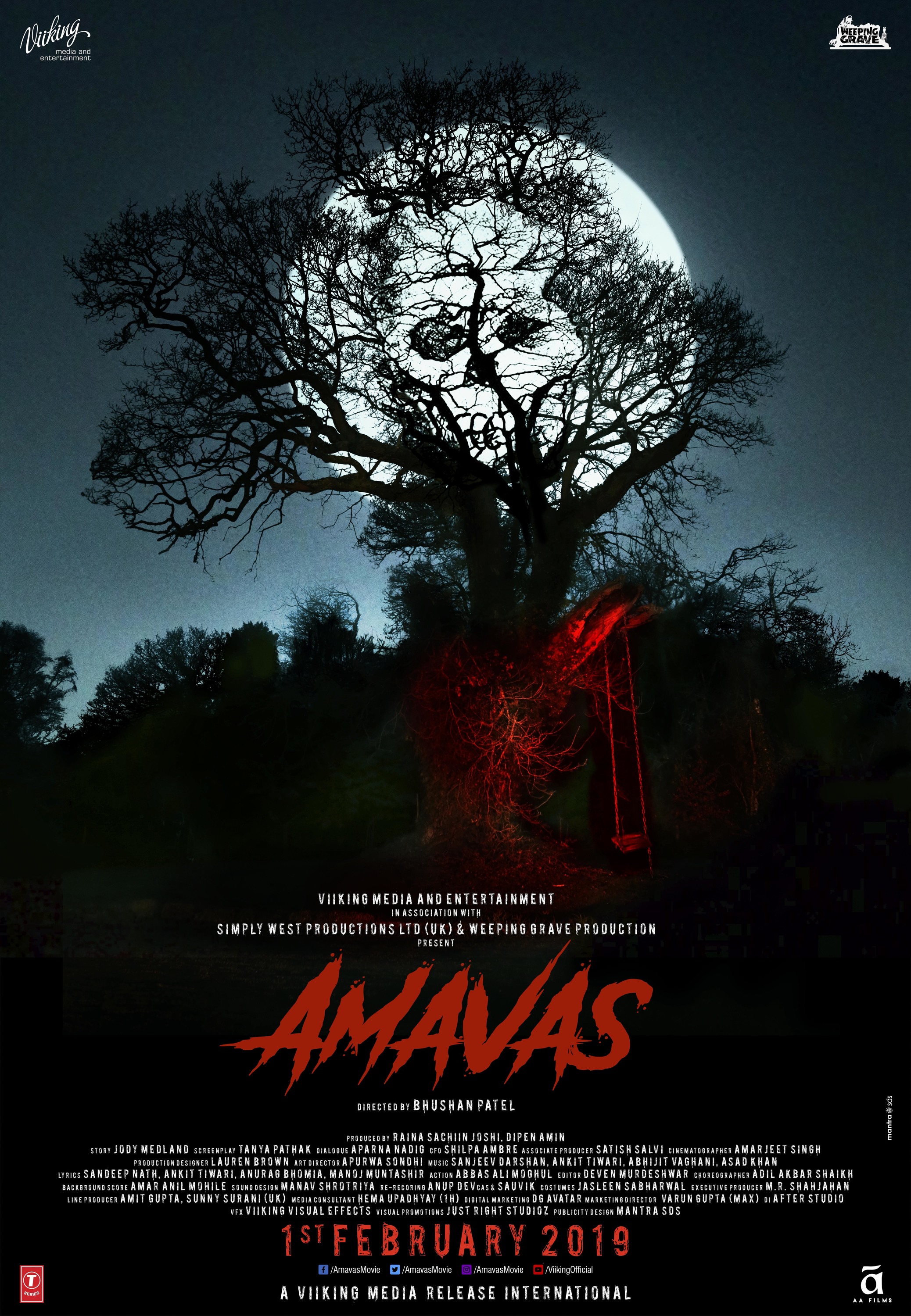 Mega Sized Movie Poster Image for Amavas (#3 of 4)