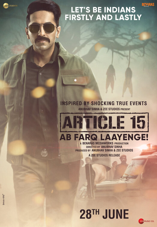 Article 15 Movie Poster