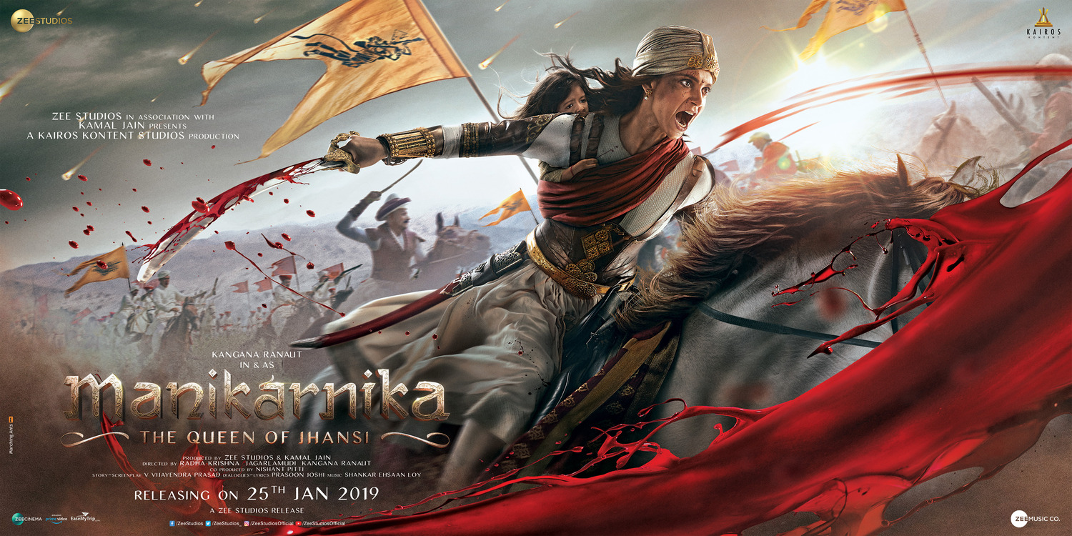 Extra Large Movie Poster Image for Manikarnika: The Queen of Jhansi (#3 of 4)