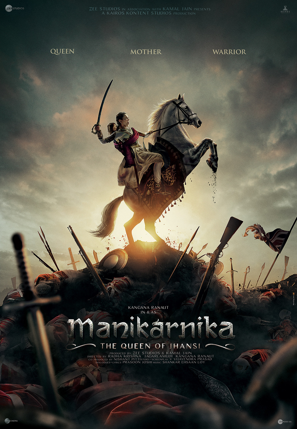 Extra Large Movie Poster Image for Manikarnika: The Queen of Jhansi (#4 of 4)