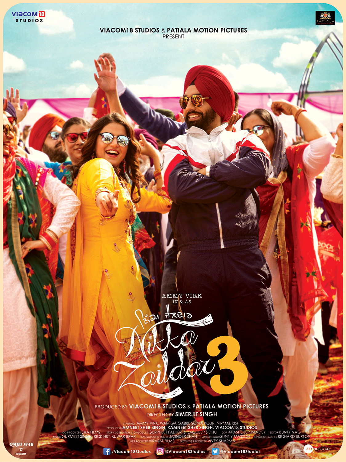 Extra Large Movie Poster Image for Nikka Zaildar 3 (#3 of 3)