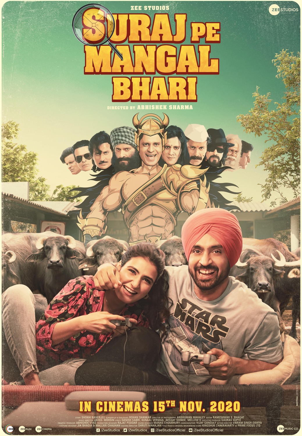 Extra Large Movie Poster Image for Suraj Pe Mangal Bhari (#3 of 3)
