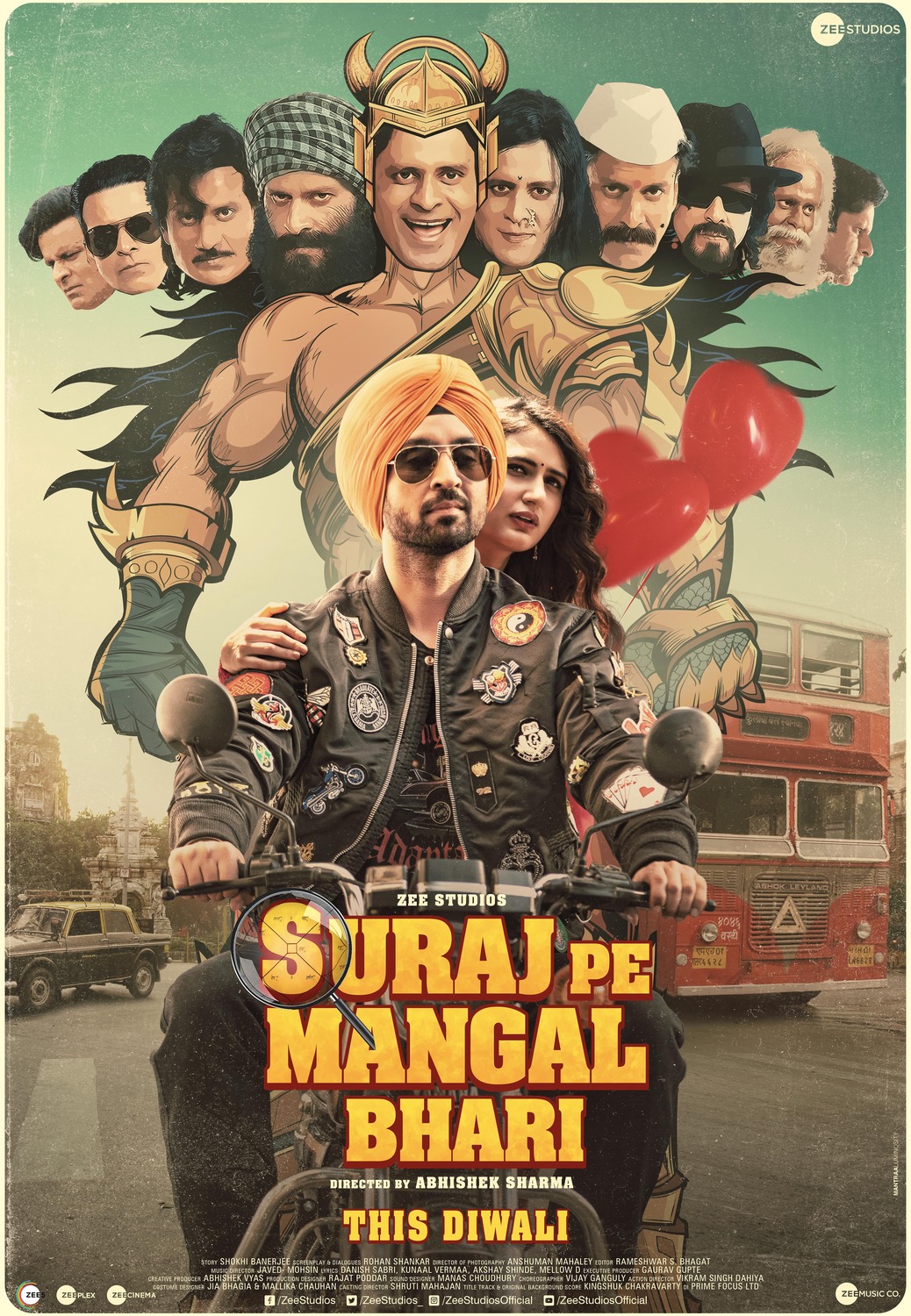 Extra Large Movie Poster Image for Suraj Pe Mangal Bhari (#1 of 3)