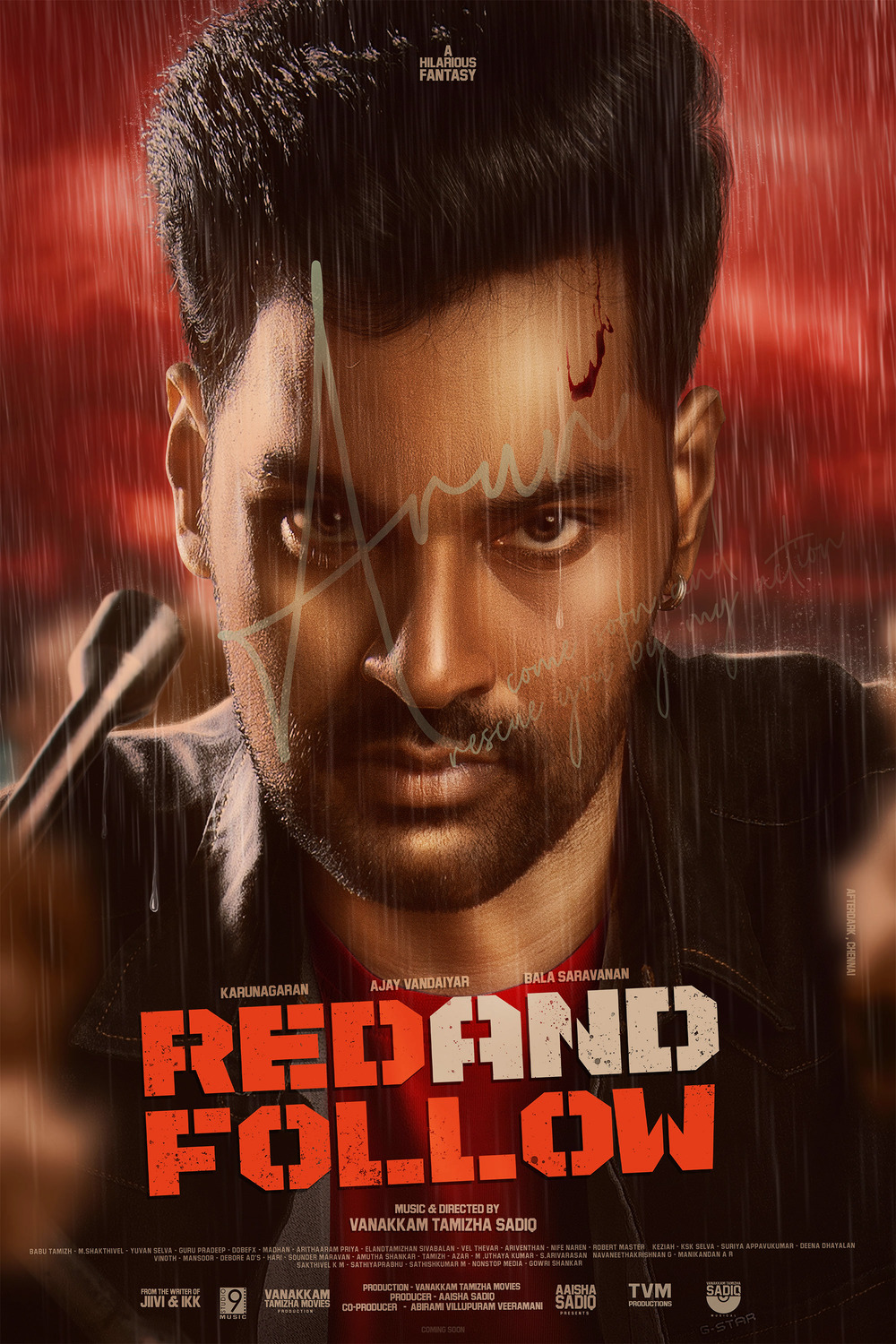 Extra Large Movie Poster Image for Red and Follow (#10 of 10)