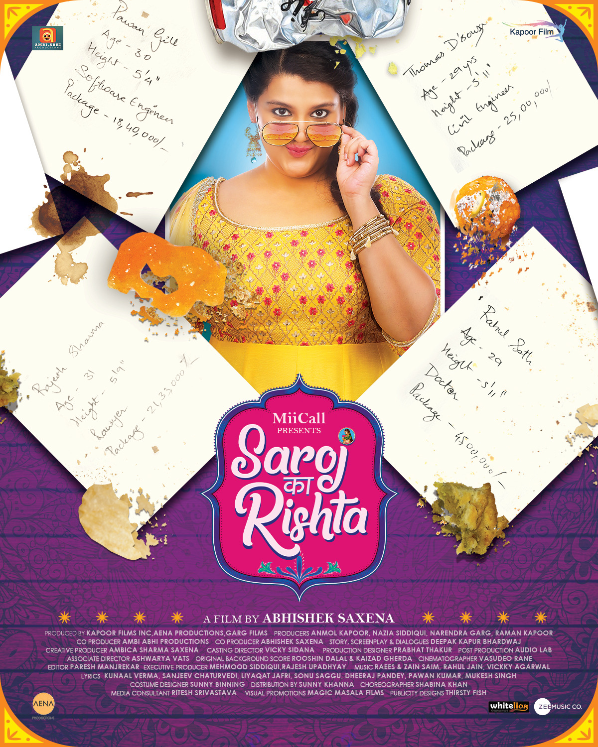 Extra Large Movie Poster Image for Saroj Ka Rishta (#1 of 2)