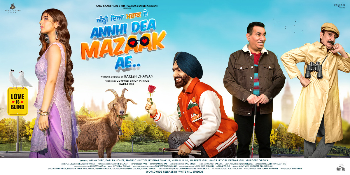 Extra Large Movie Poster Image for Annhi Dea Mazaak Ae (#3 of 3)