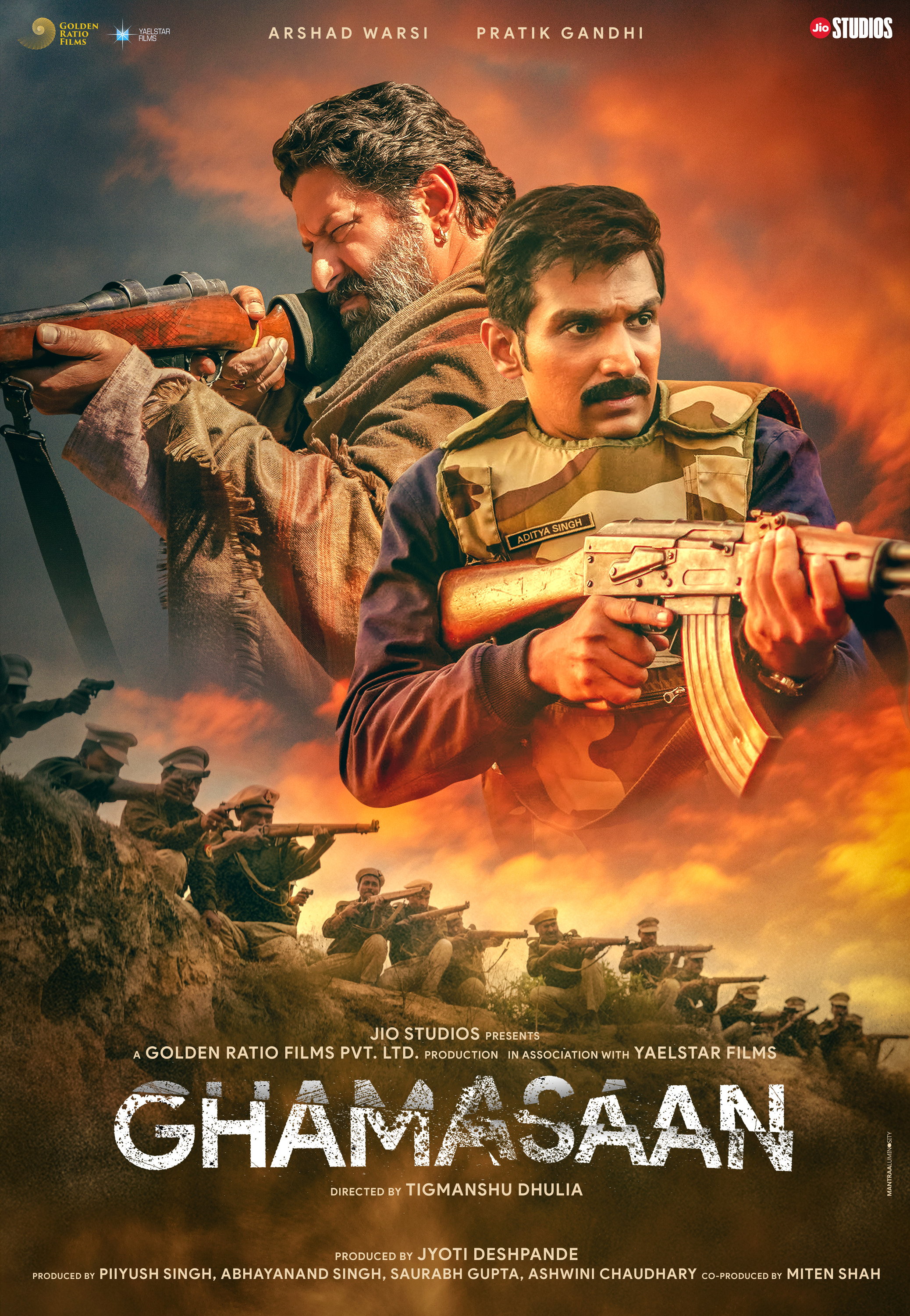 Mega Sized Movie Poster Image for Ghamasaan 