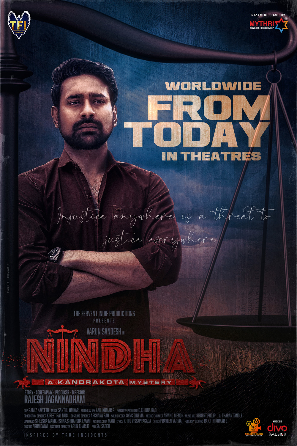 Extra Large Movie Poster Image for Nindha (#9 of 13)