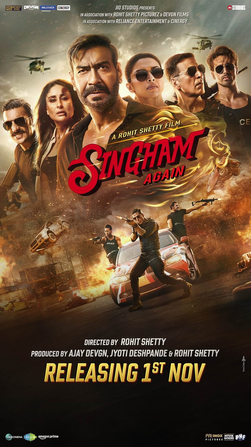 Extra Large Movie Poster Image for Singham Again 