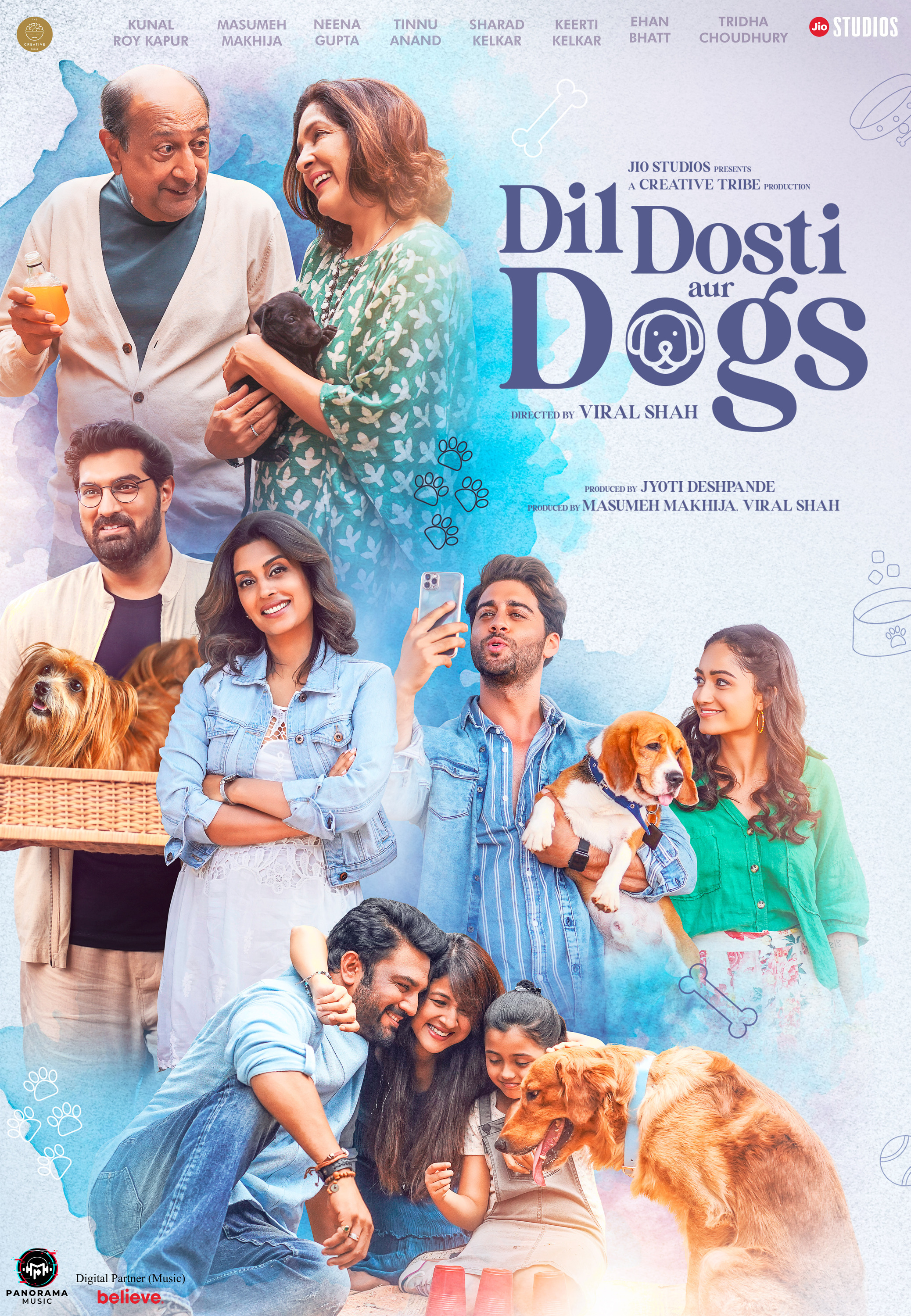 Mega Sized Movie Poster Image for Dil Dosti Aur Dogs (#1 of 2)
