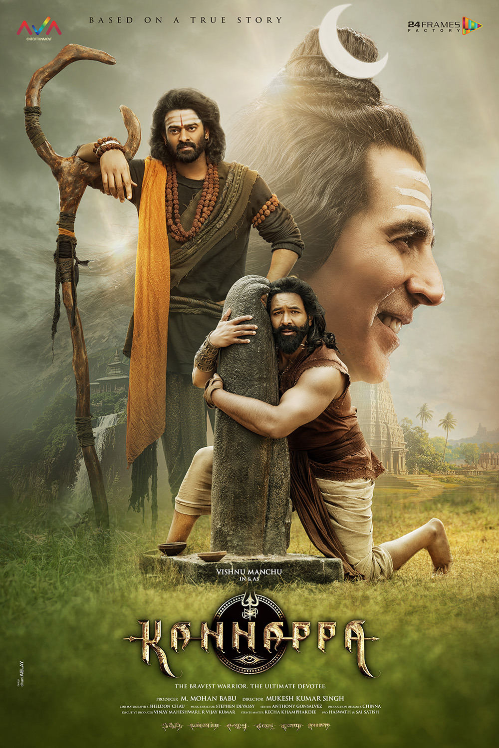 Extra Large Movie Poster Image for Kannappa (#4 of 7)