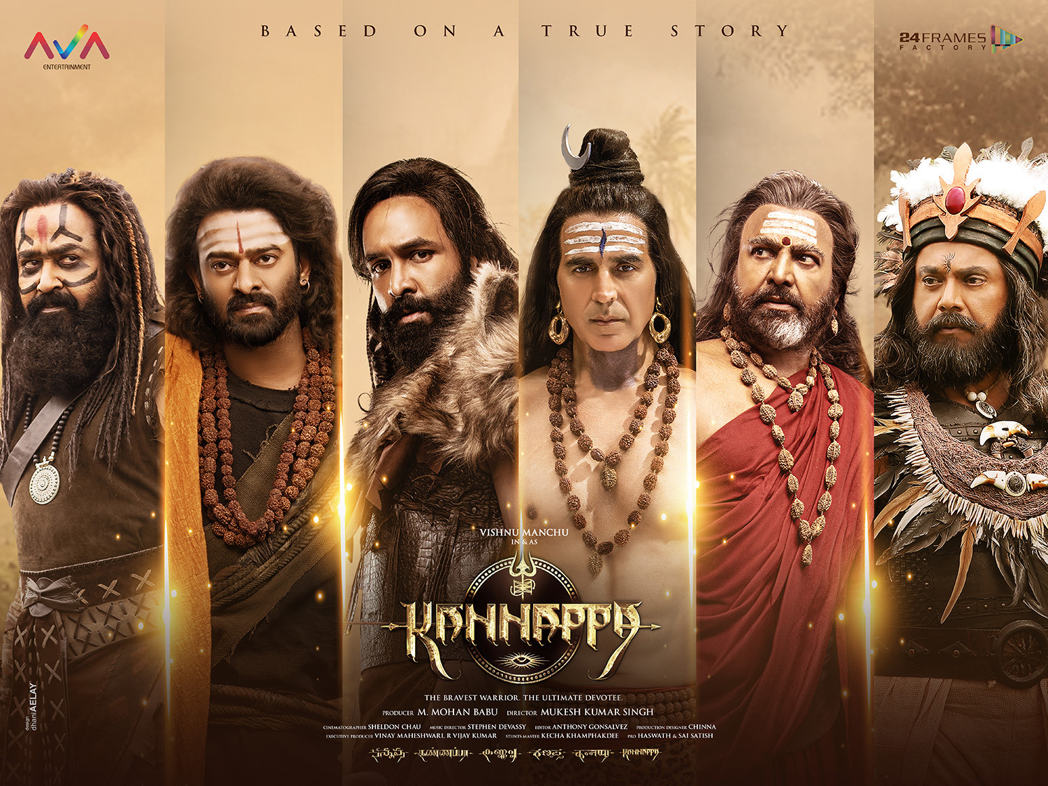 Extra Large Movie Poster Image for Kannappa (#6 of 7)