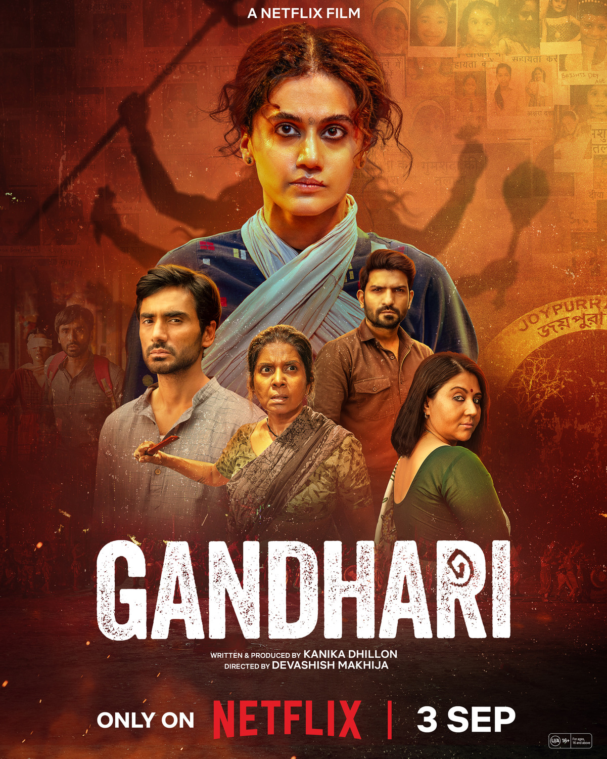 Extra Large Movie Poster Image for Gandhari 