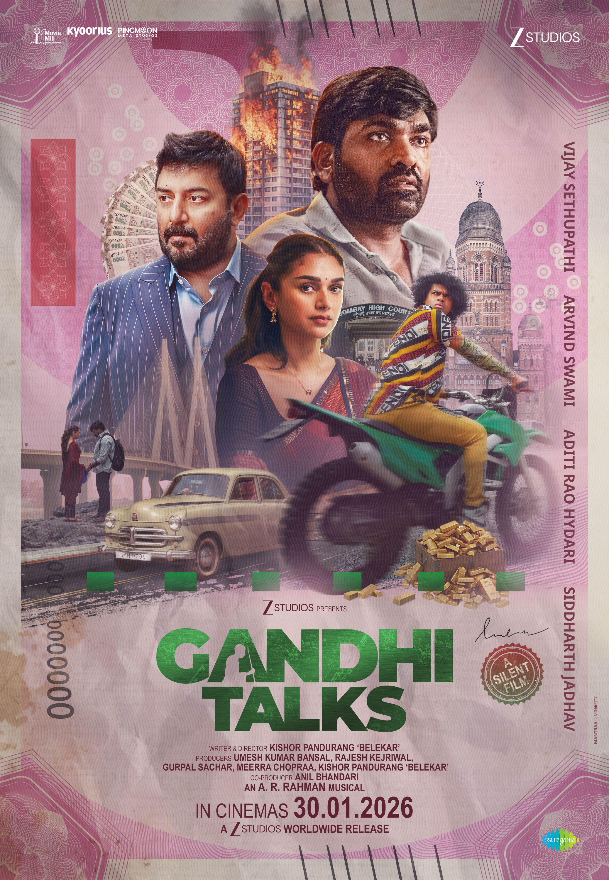 Mega Sized Movie Poster Image for Gandhi Talks (#3 of 3)