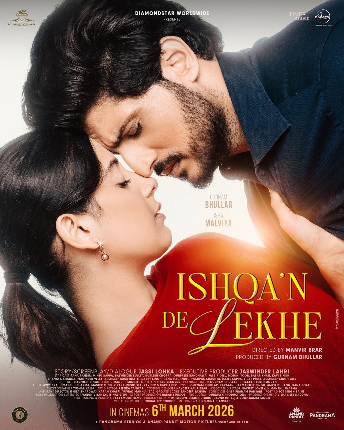 Extra Large Movie Poster Image for Ishqan De Lekhe (#1 of 2)