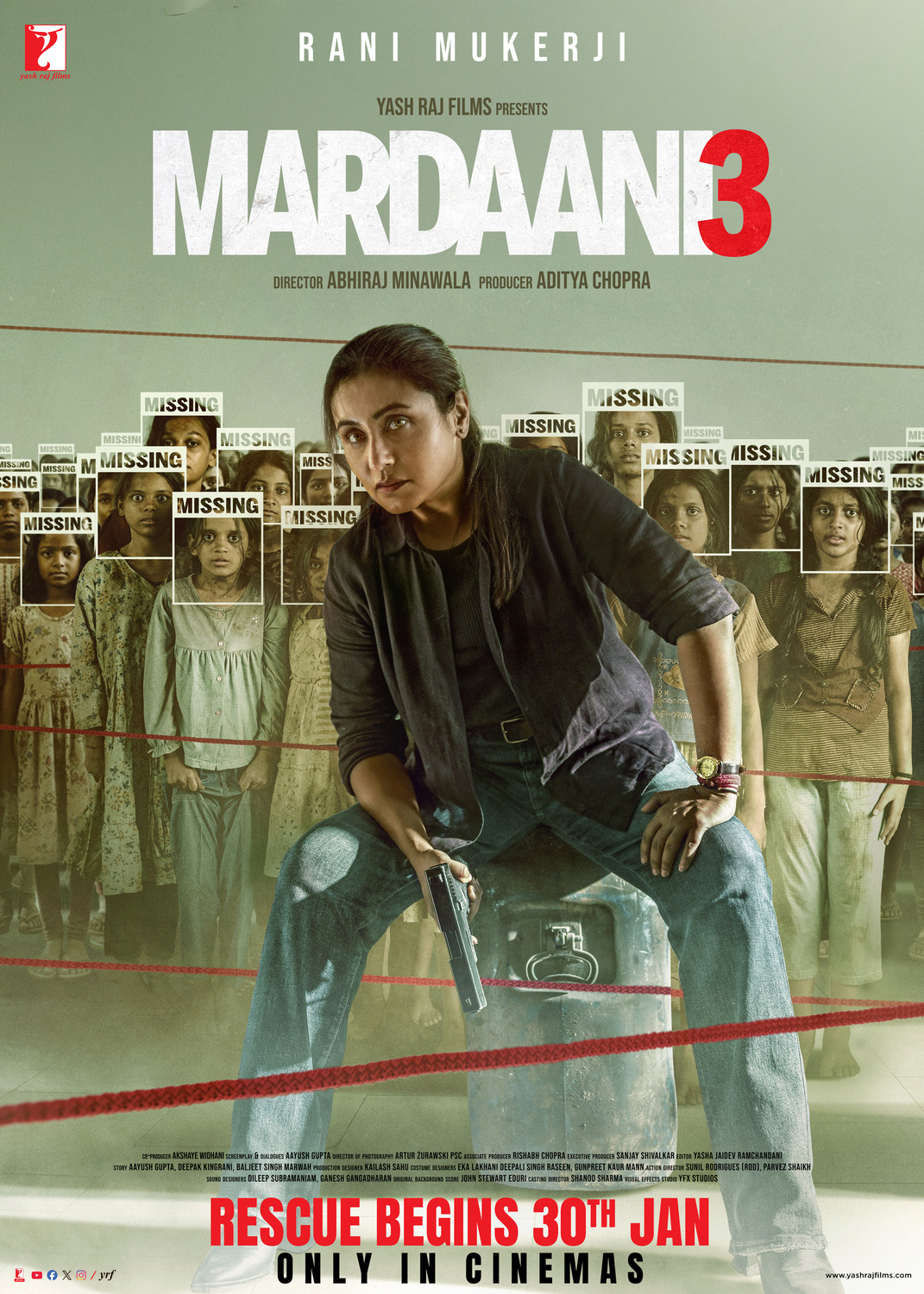 Extra Large Movie Poster Image for Mardaani 3 (#1 of 3)