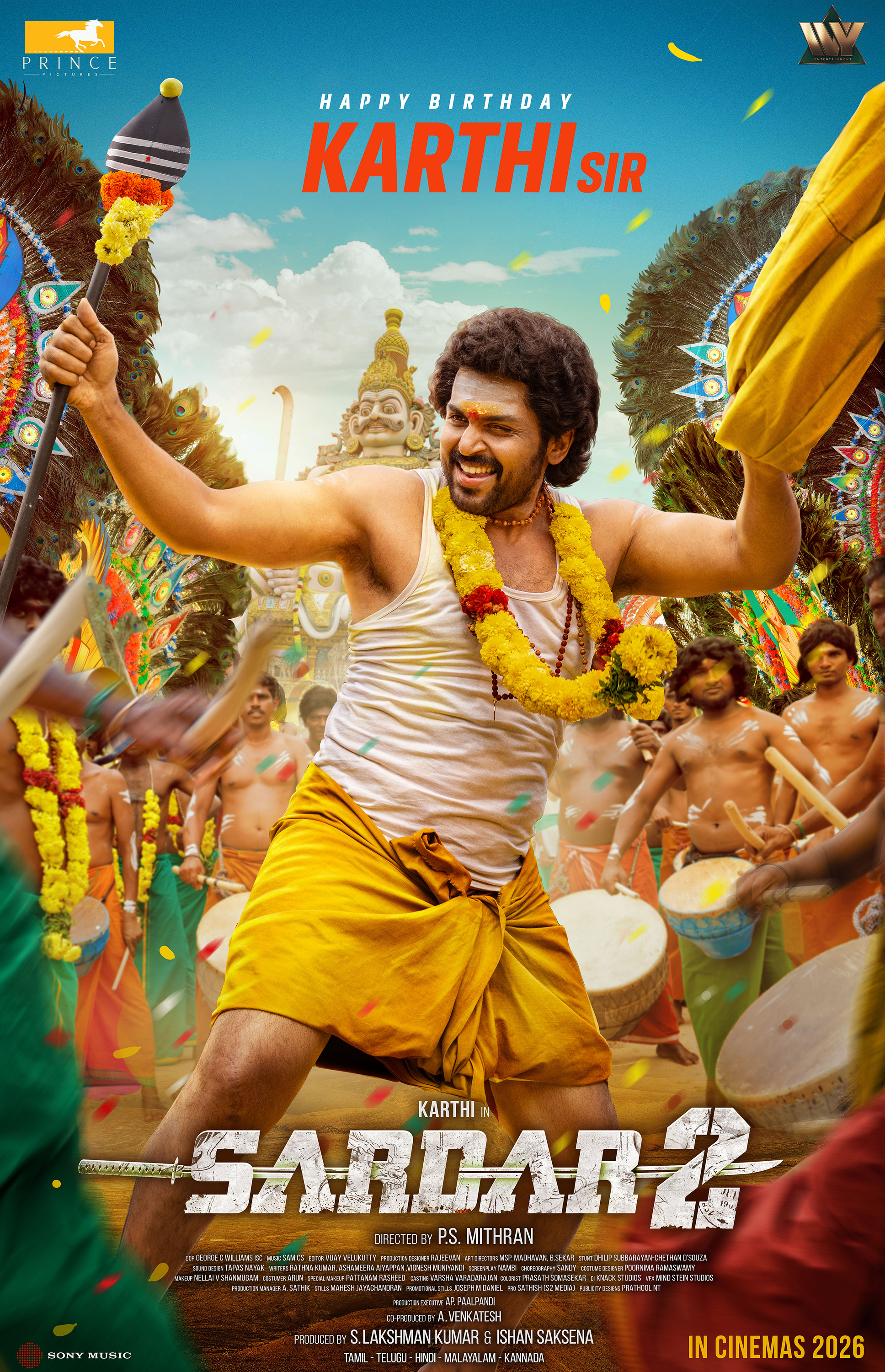 Mega Sized Movie Poster Image for Sardar 2 (#2 of 2)