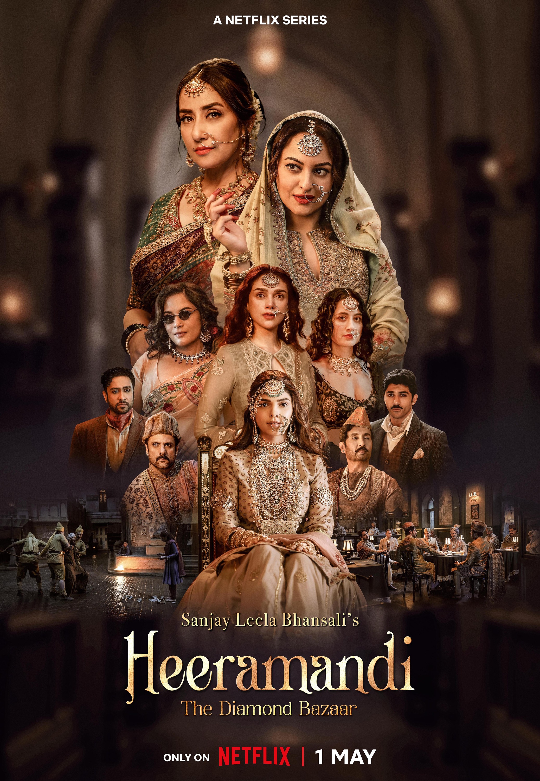 Mega Sized TV Poster Image for Heeramandi: The Diamond Bazaar (#3 of 14)