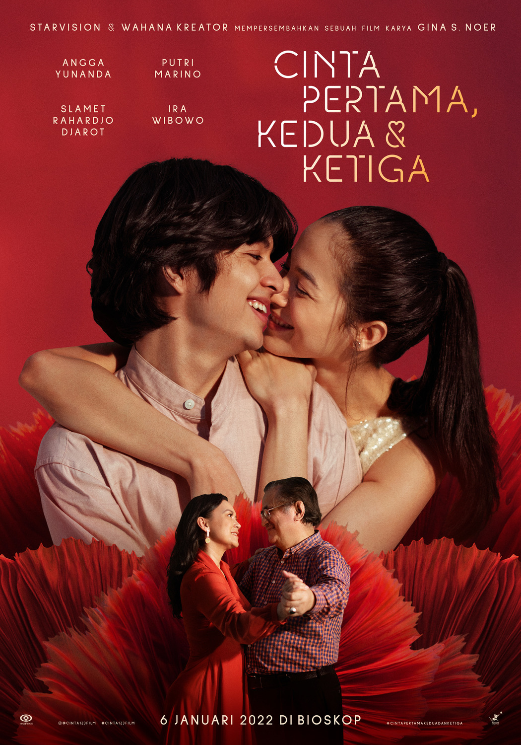 Extra Large Movie Poster Image for Cinta Pertama, Kedua, & Ketiga (#2 of 8)