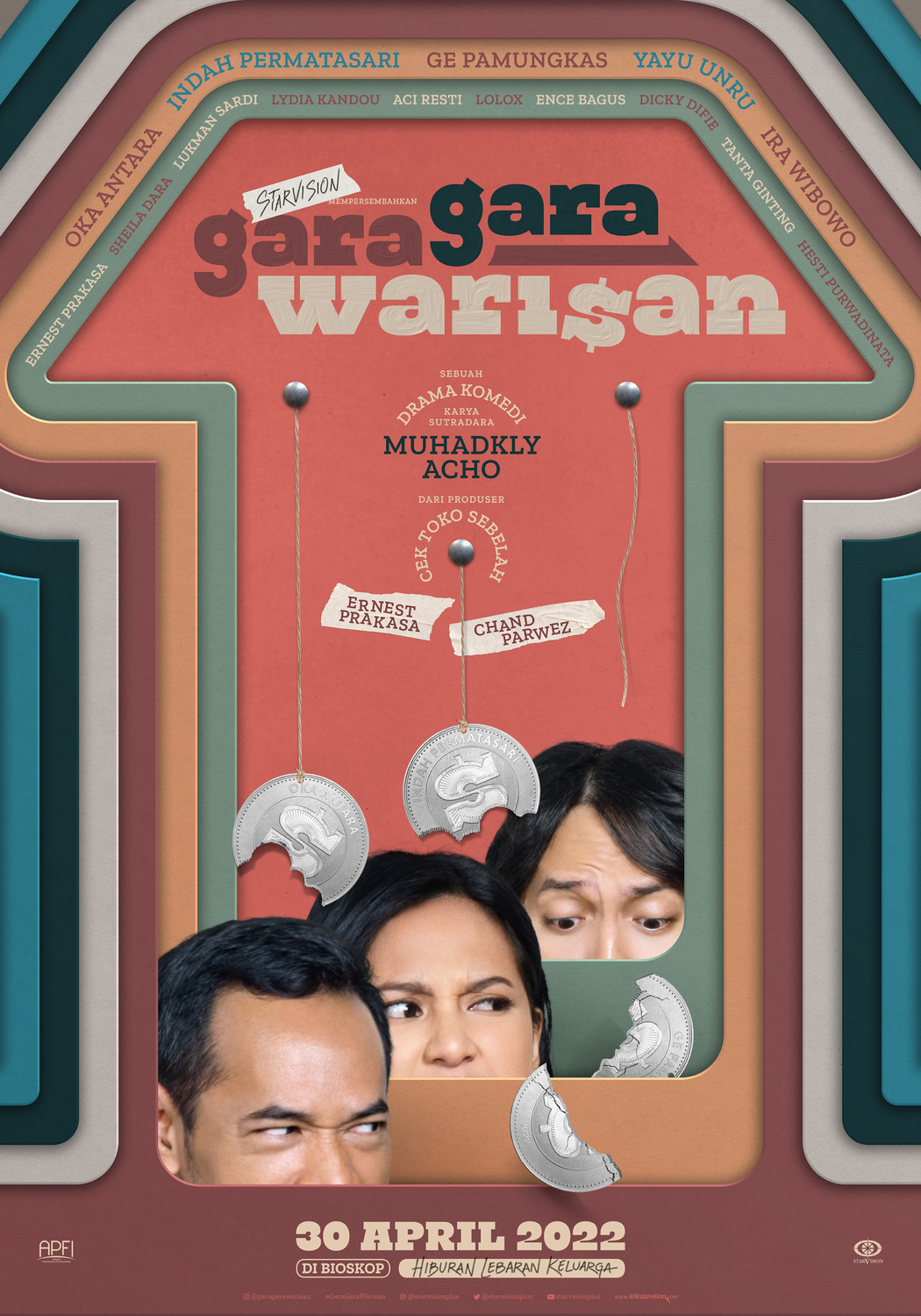 Extra Large Movie Poster Image for Gara-Gara Warisan (#1 of 3)