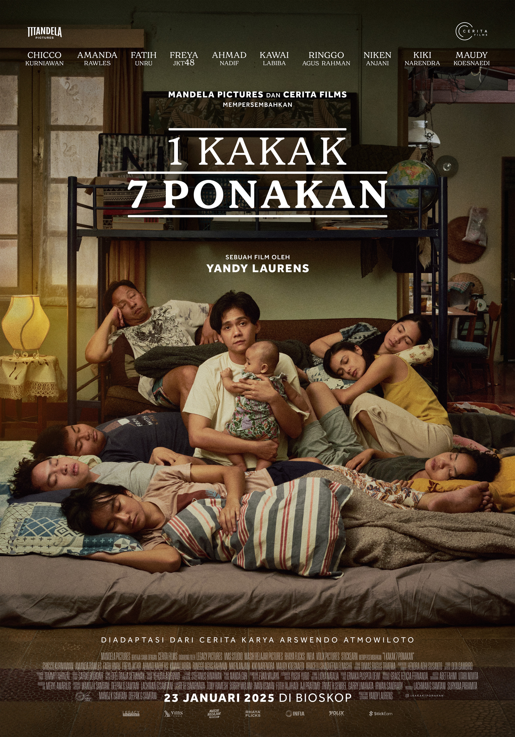 Mega Sized Movie Poster Image for 1 Kakak 7 Ponakan (#2 of 2)