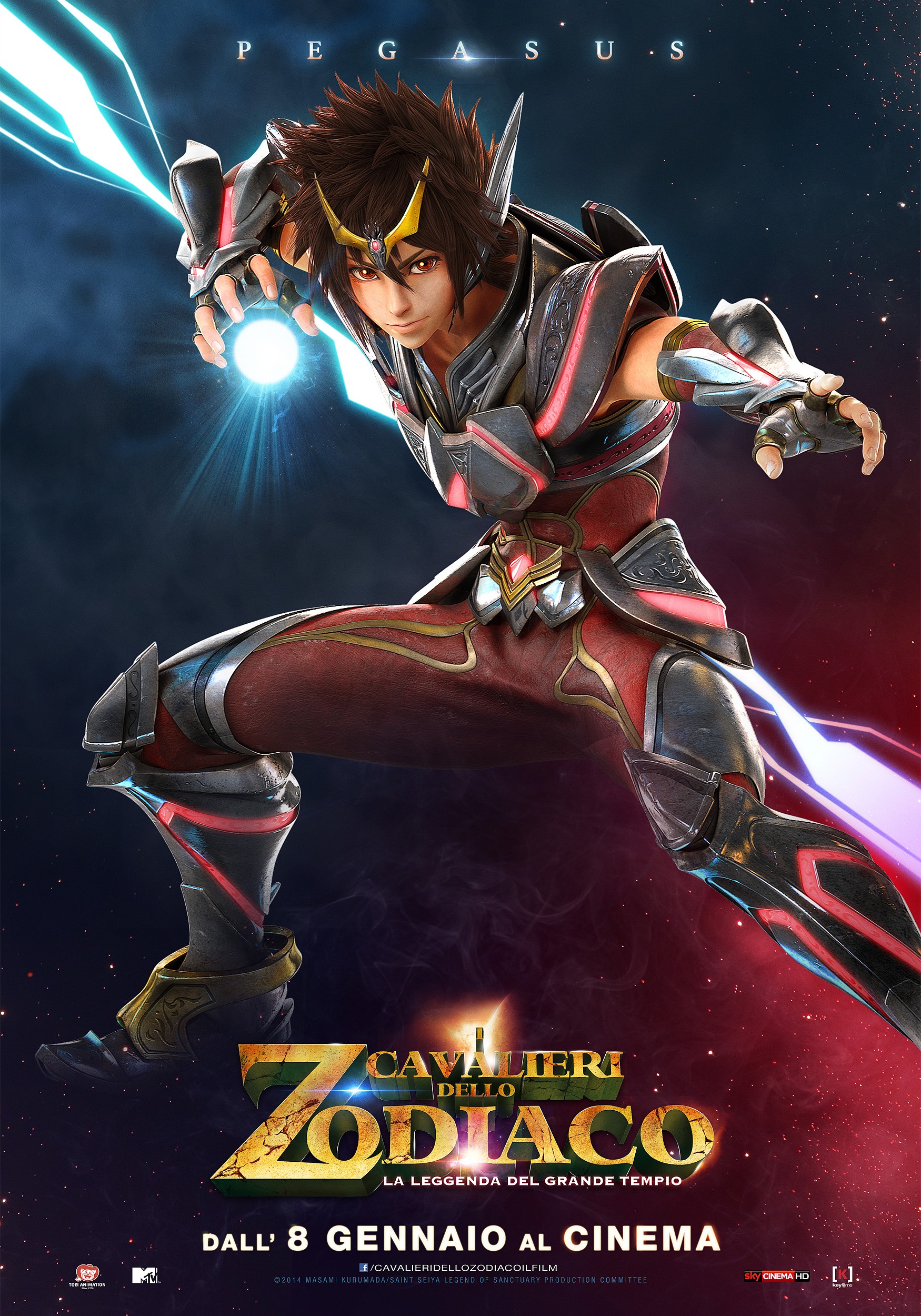 Mega Sized Movie Poster Image for I Cavalieri dello Zodiaco - La leggenda del Grande Tempio (#3 of 9)