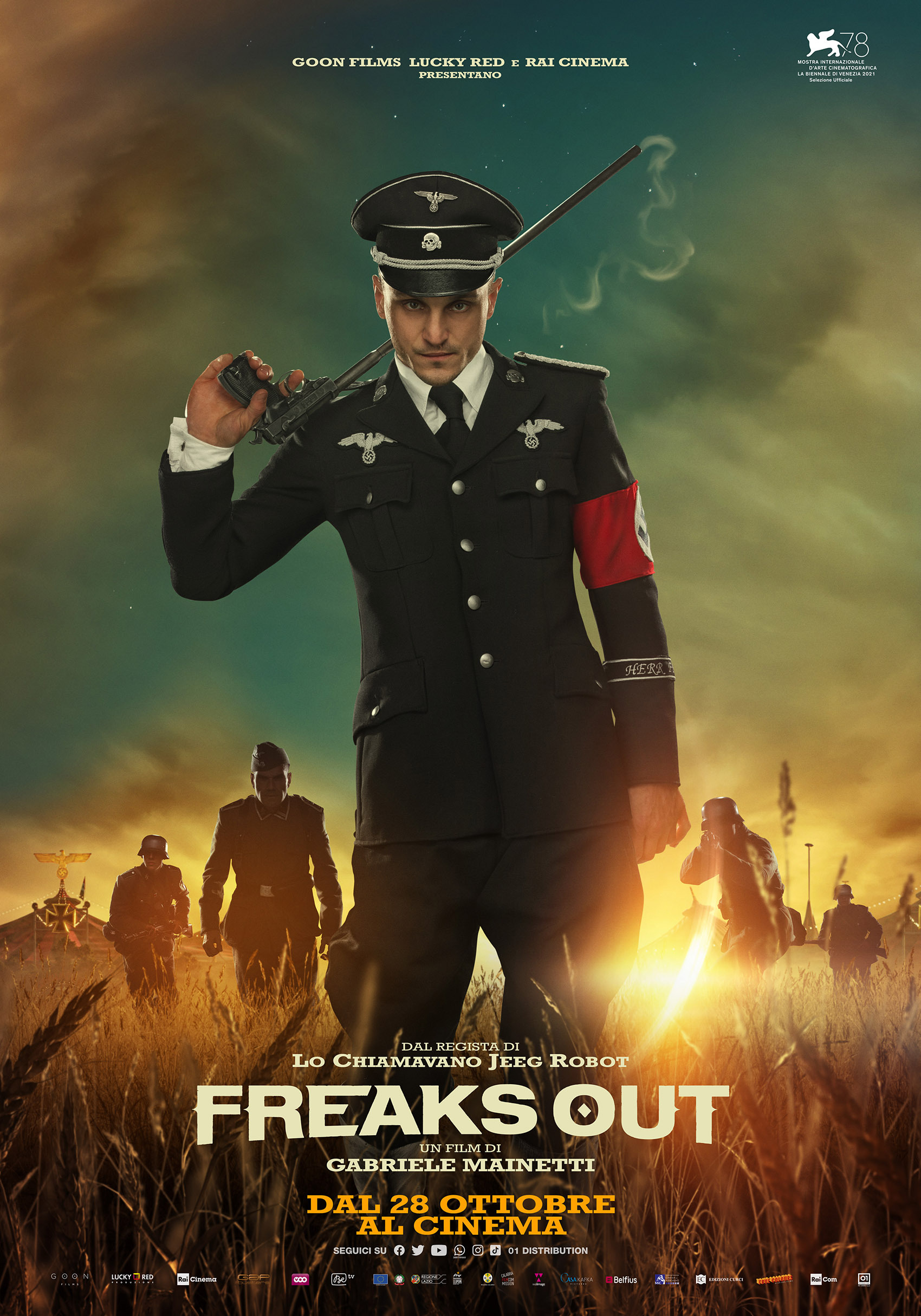 Mega Sized Movie Poster Image for Freaks Out (#8 of 11)
