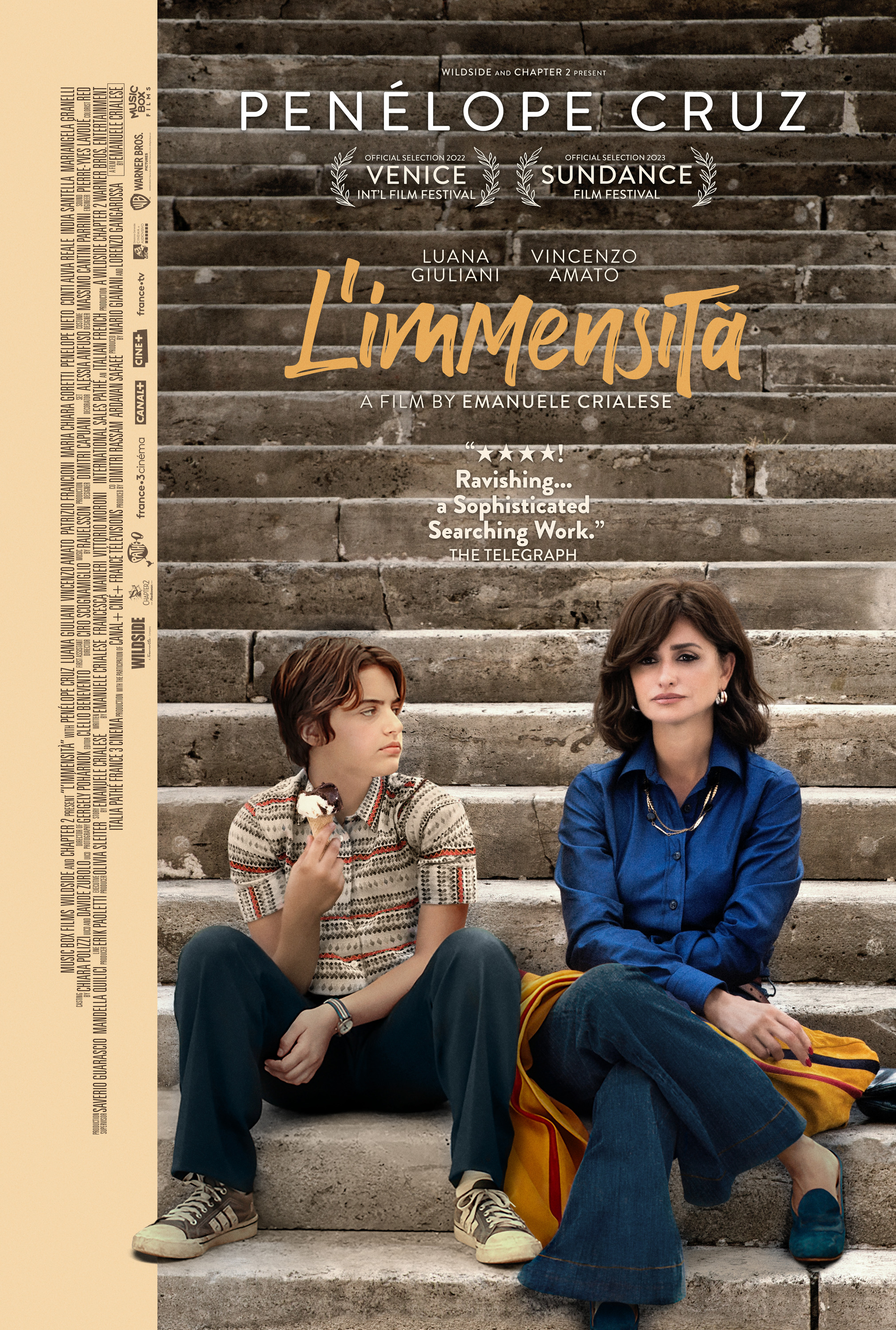 Mega Sized Movie Poster Image for L'immensità (#2 of 3)