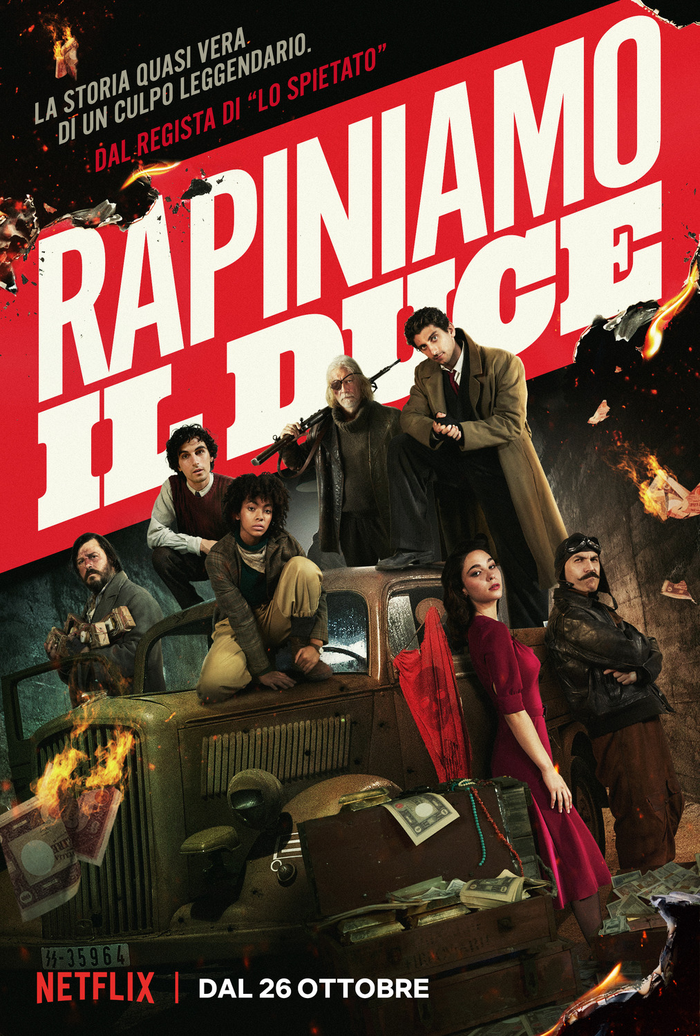 Extra Large Movie Poster Image for Rapiniamo il Duce 
