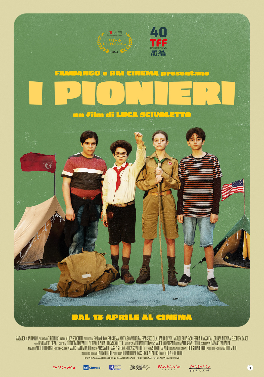 Extra Large Movie Poster Image for I pionieri 