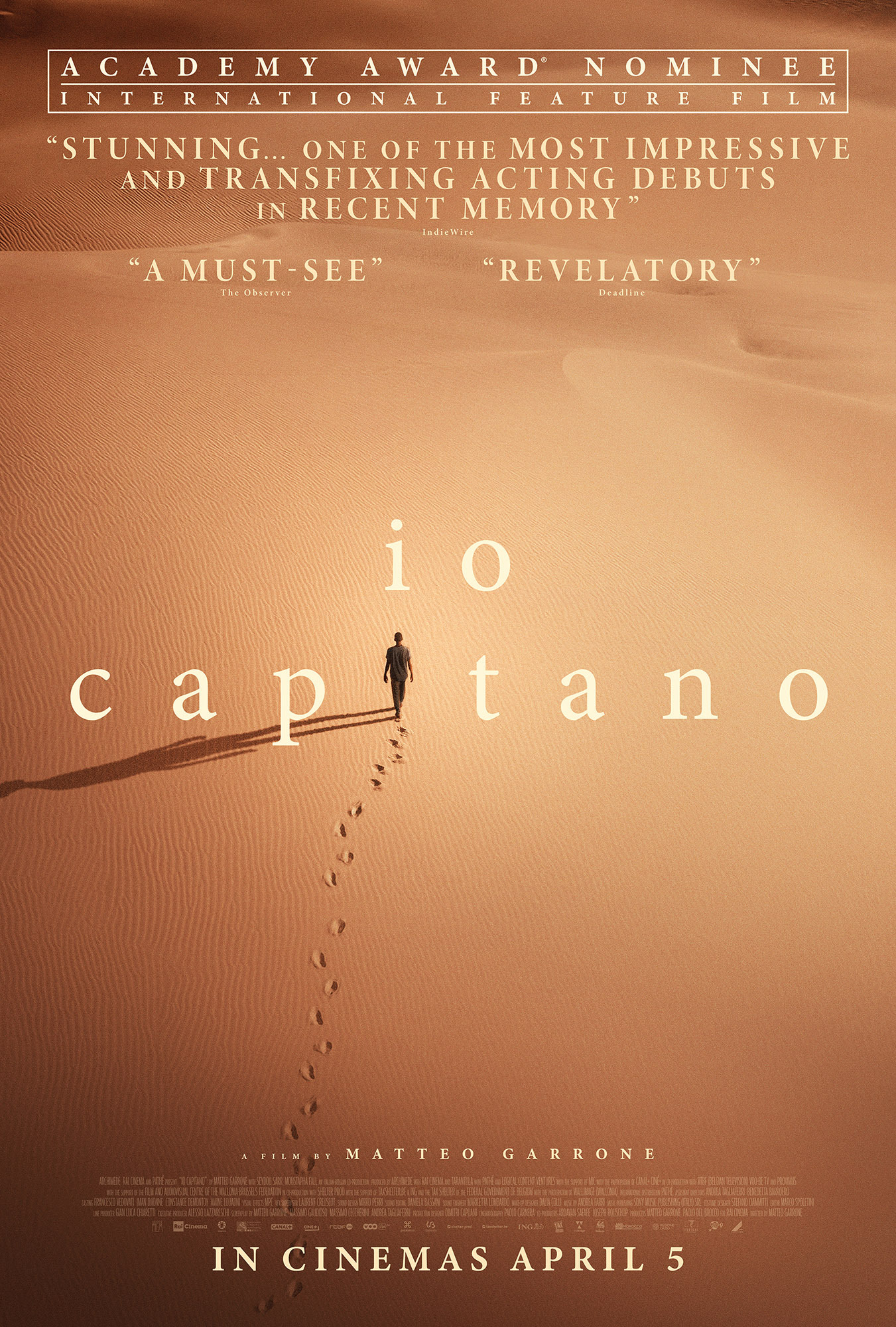 Mega Sized Movie Poster Image for Io capitano (#4 of 4)