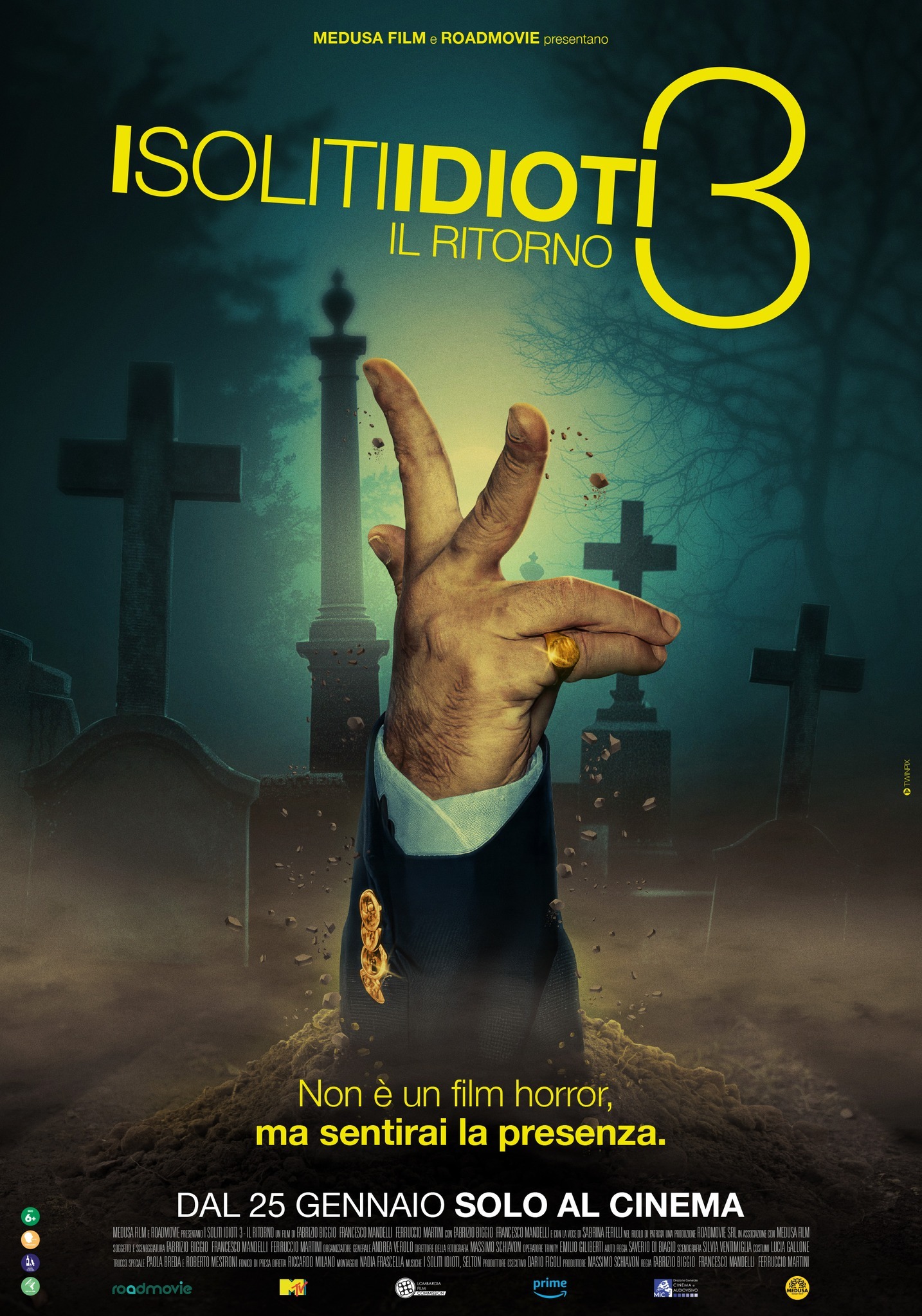 Mega Sized Movie Poster Image for I soliti idioti 3: Il ritorno (#1 of 3)