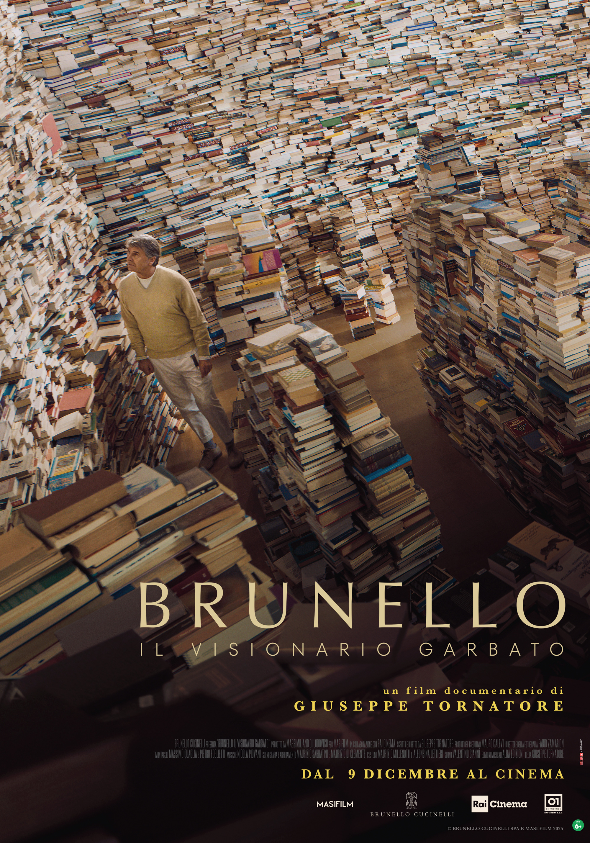 Mega Sized Movie Poster Image for Brunello, il visionario garbato 
