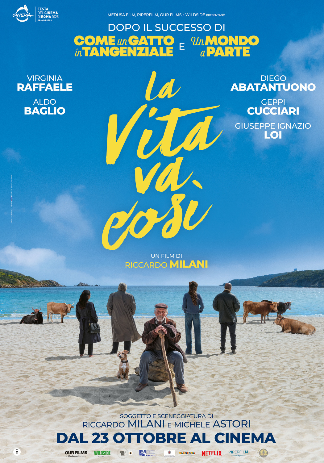 Extra Large Movie Poster Image for La vita va così 
