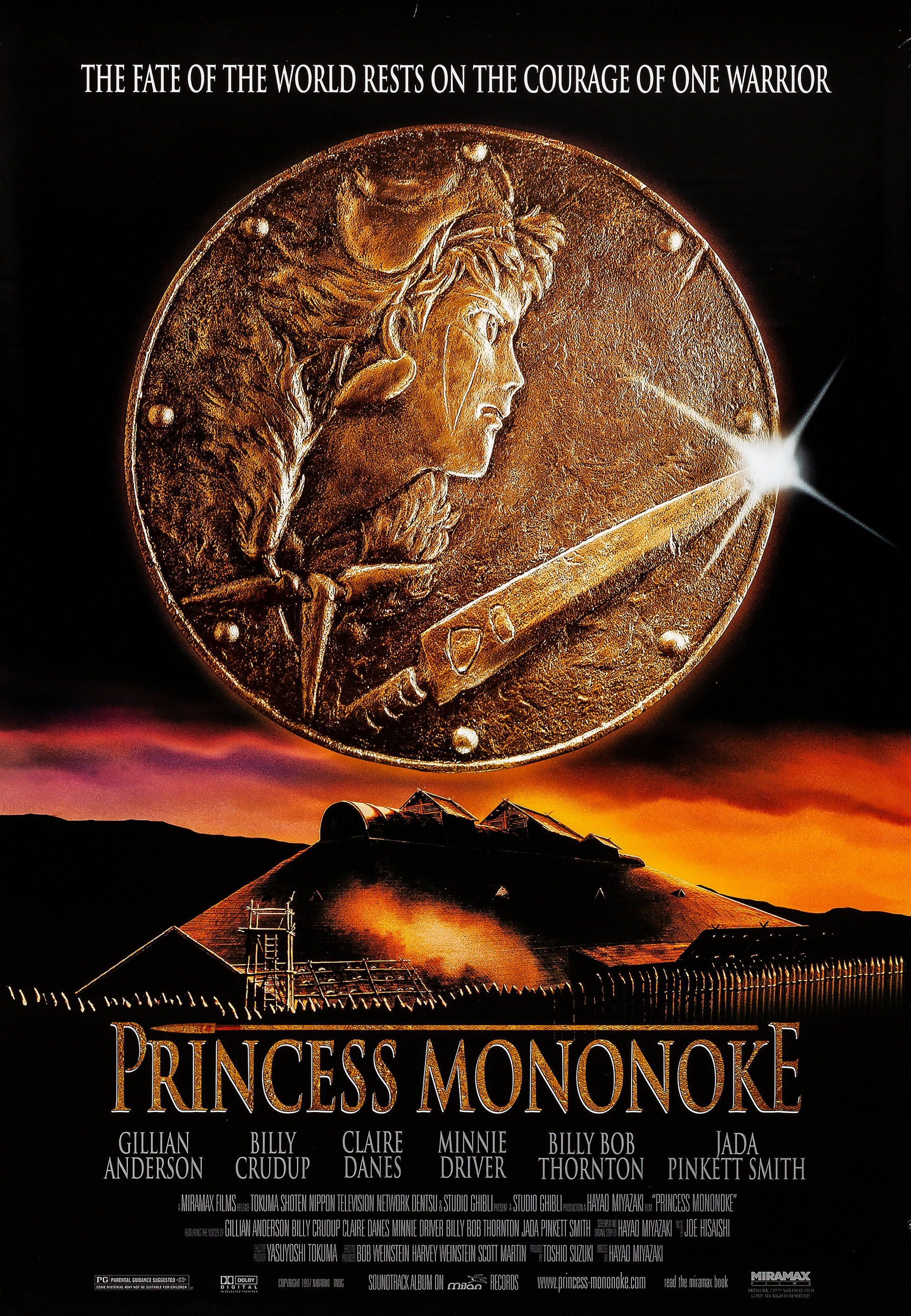 Mega Sized Movie Poster Image for Mononoke-hime 