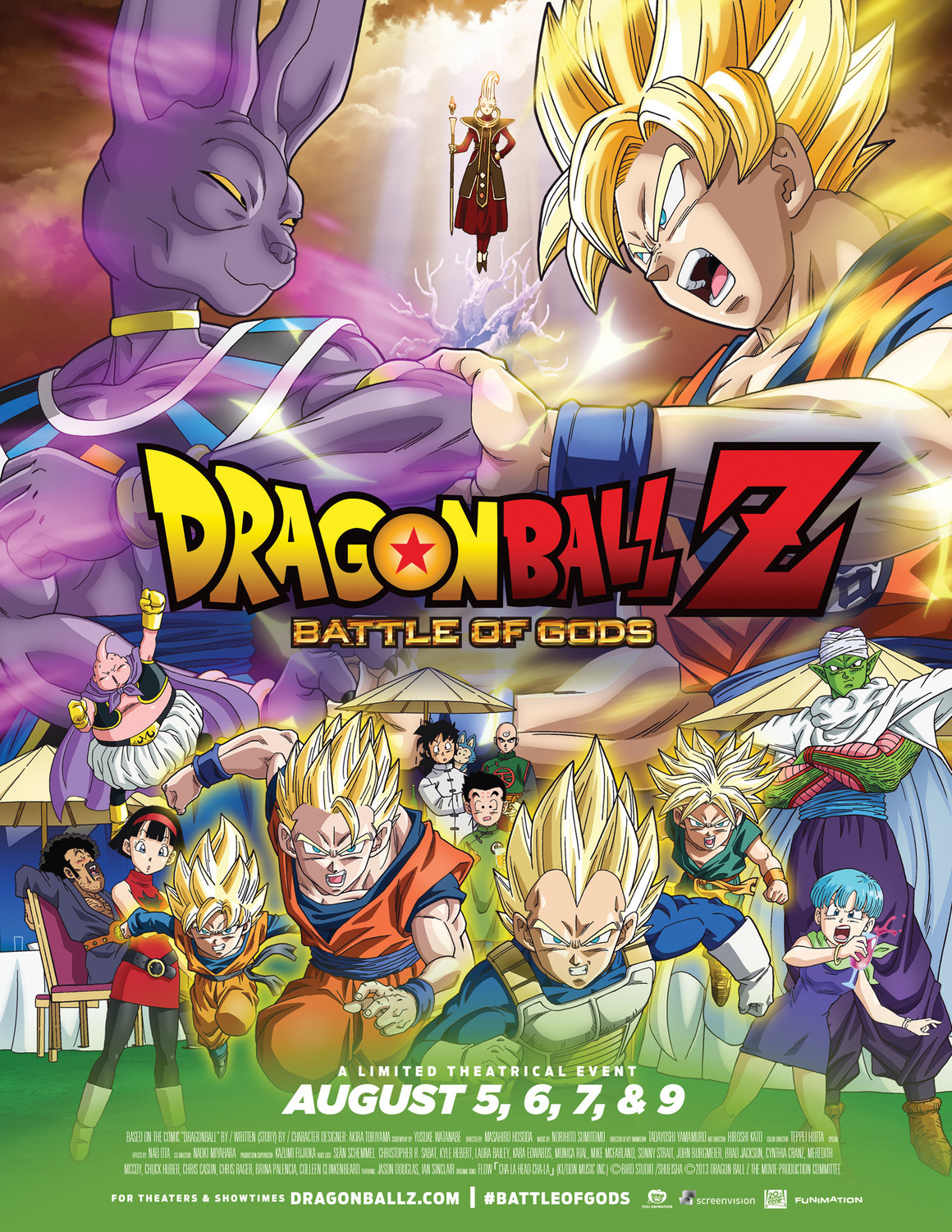 Extra Large Movie Poster Image for Dragon Ball Z: Battle of Gods (#3 of 3)