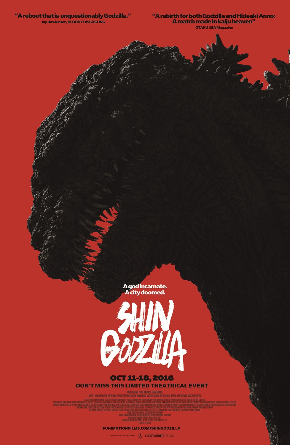 Extra Large Movie Poster Image for Shin Gojira (#3 of 3)