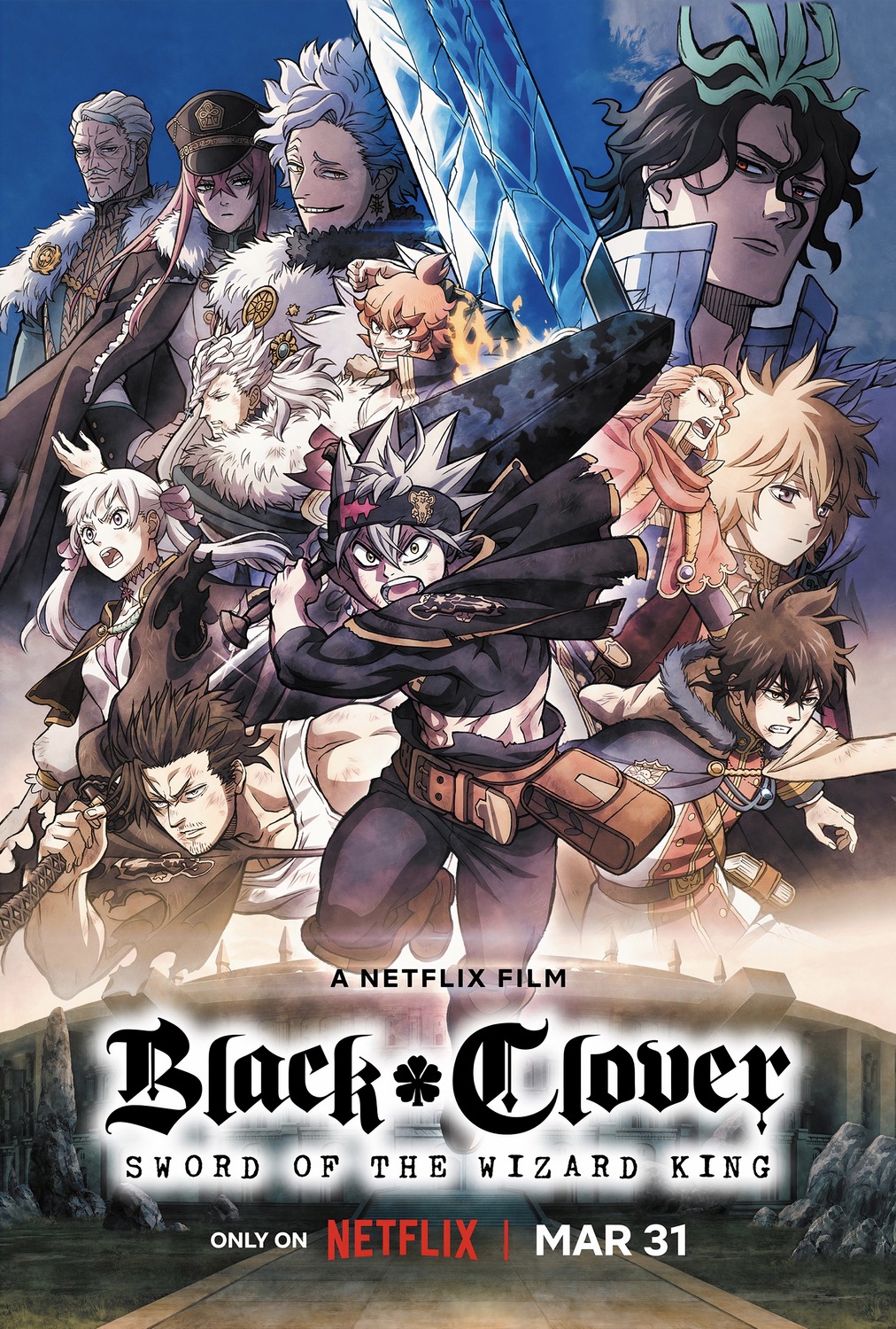 Extra Large Movie Poster Image for Black Clover: Sword of the Wizard King (#2 of 3)
