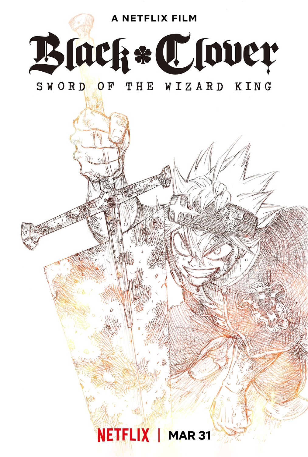 Extra Large Movie Poster Image for Black Clover: Sword of the Wizard King (#1 of 3)