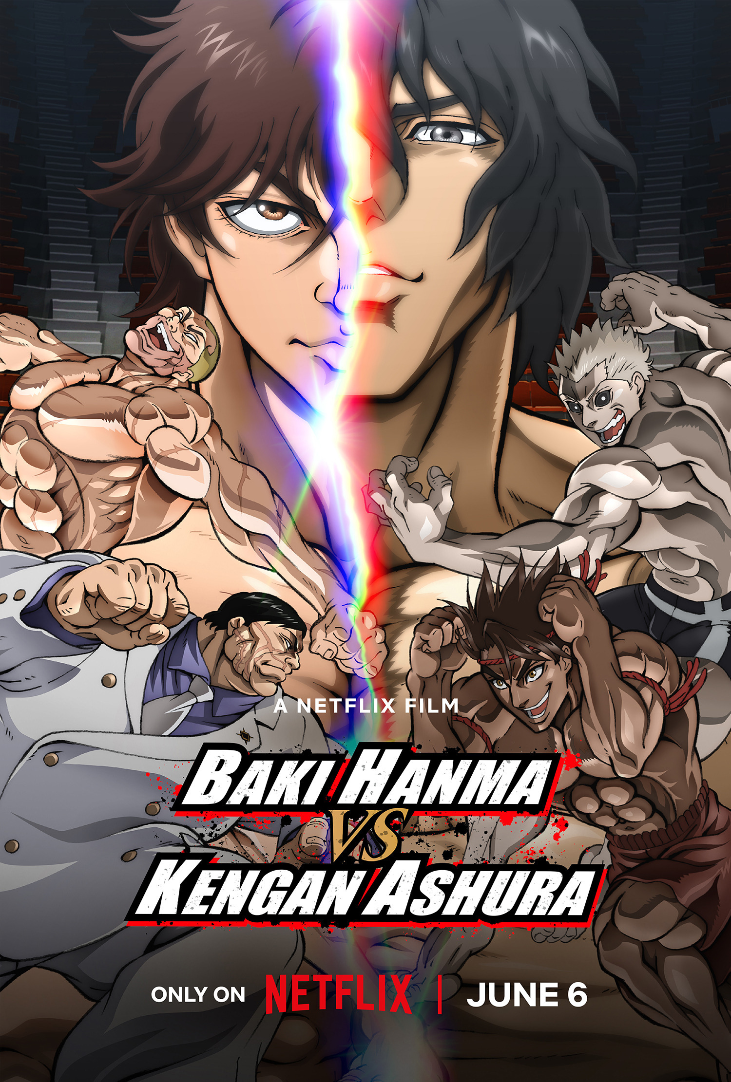 Mega Sized Movie Poster Image for Baki Hanma VS Kengan Ashura (#1 of 2)