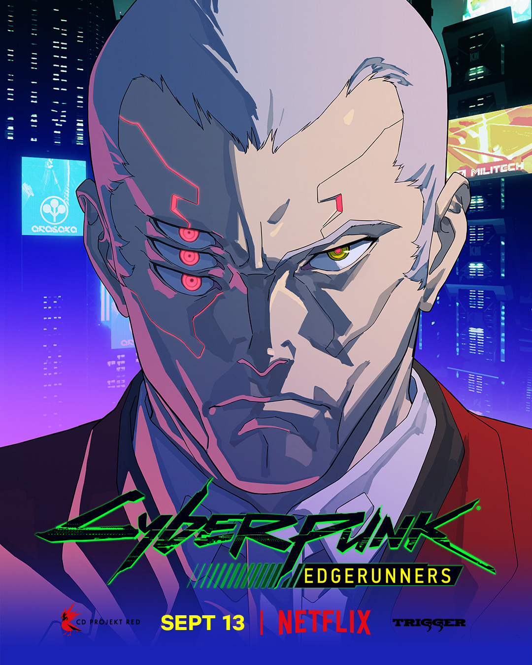 Extra Large TV Poster Image for Cyberpunk: Edgerunners (#6 of 6)
