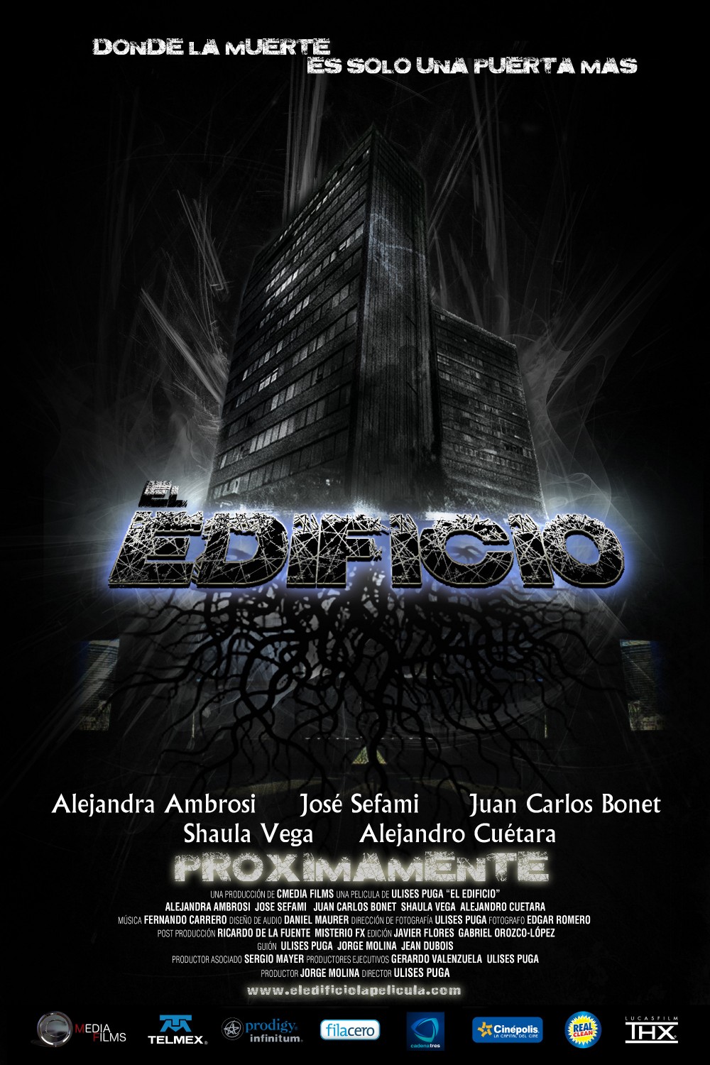 Extra Large Movie Poster Image for El edificio, donde la muerte es una puerta más (#1 of 2)