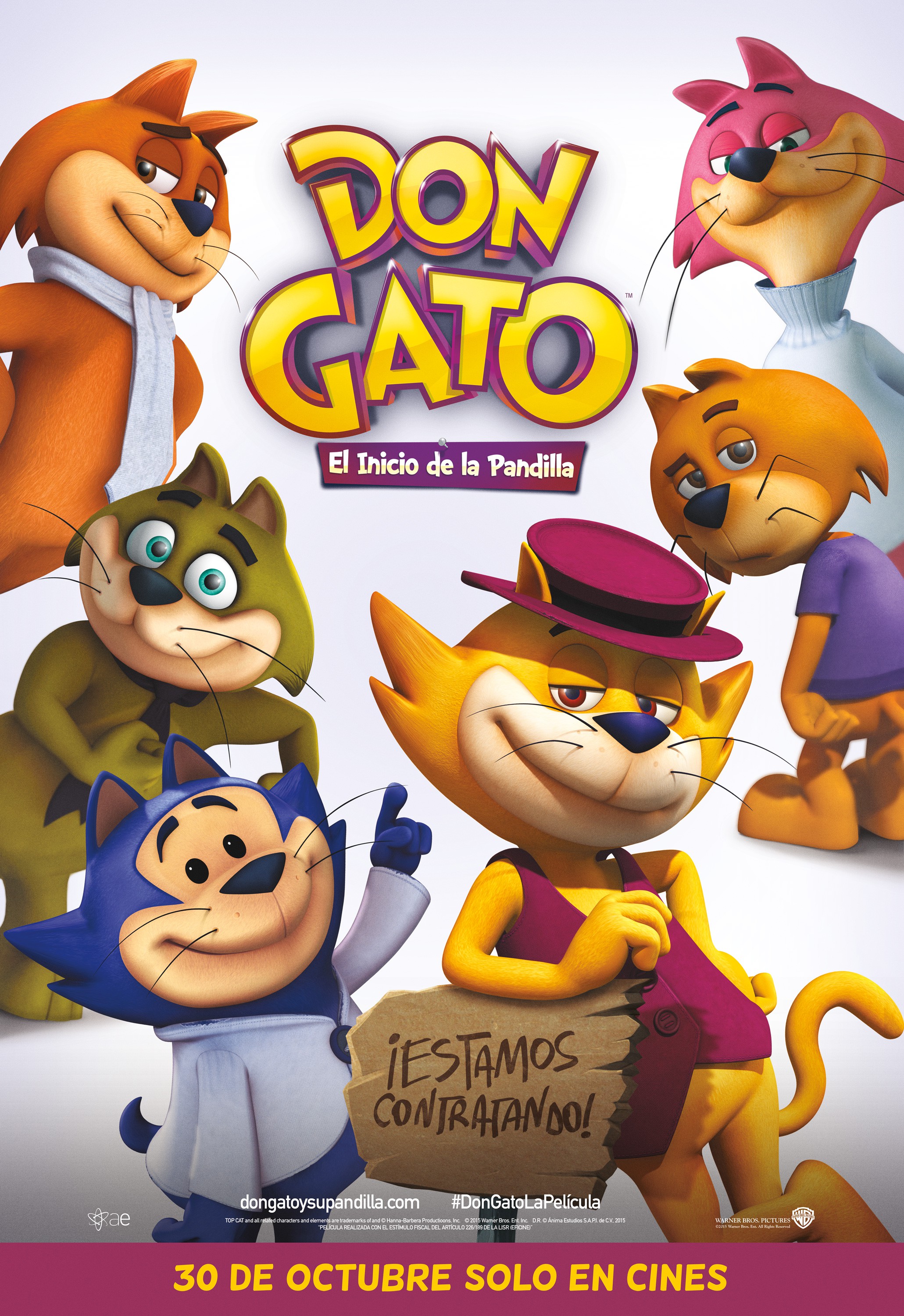 Mega Sized Movie Poster Image for Top Cat Begins (#2 of 4)