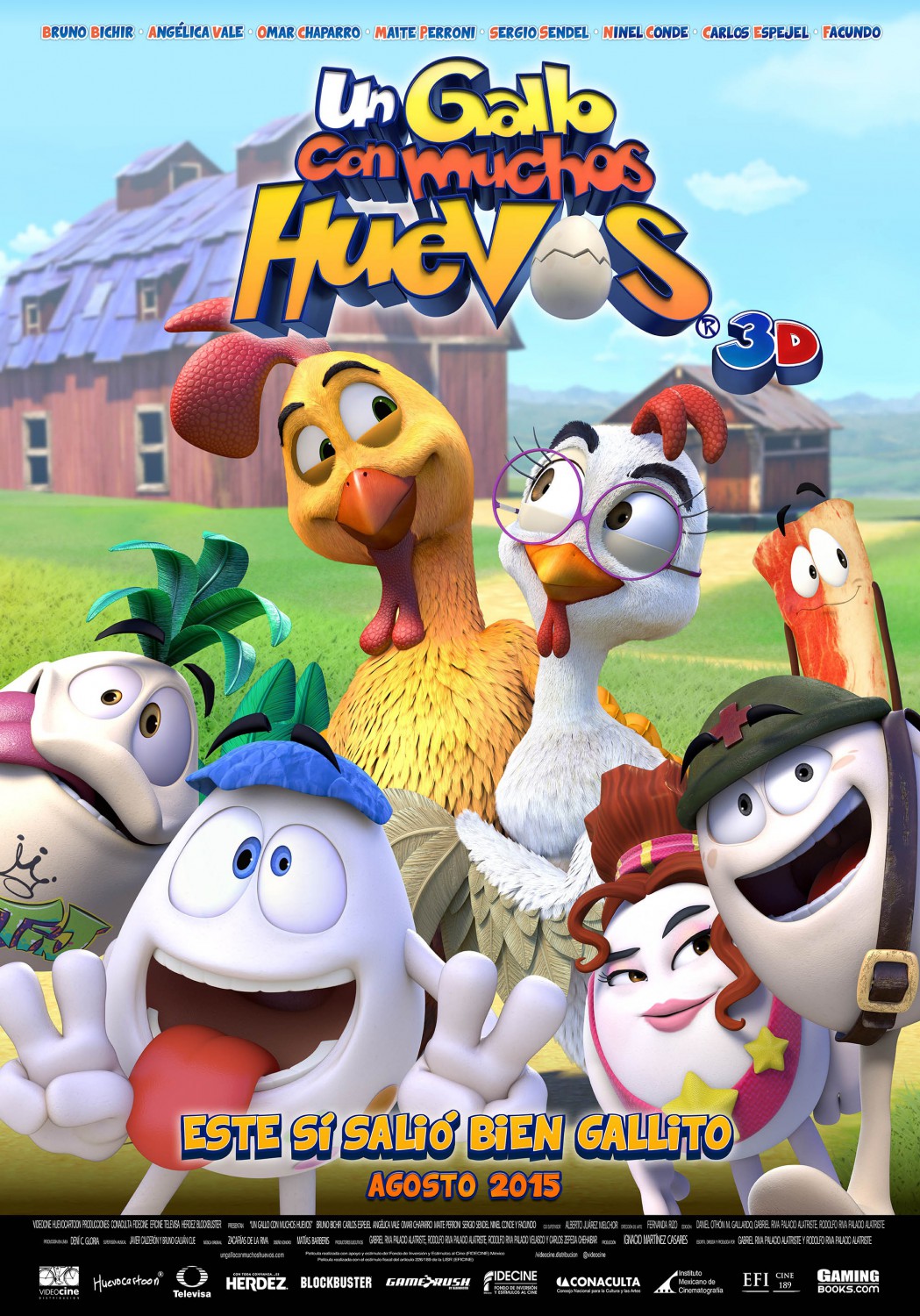 Extra Large Movie Poster Image for Un gallo con muchos huevos 