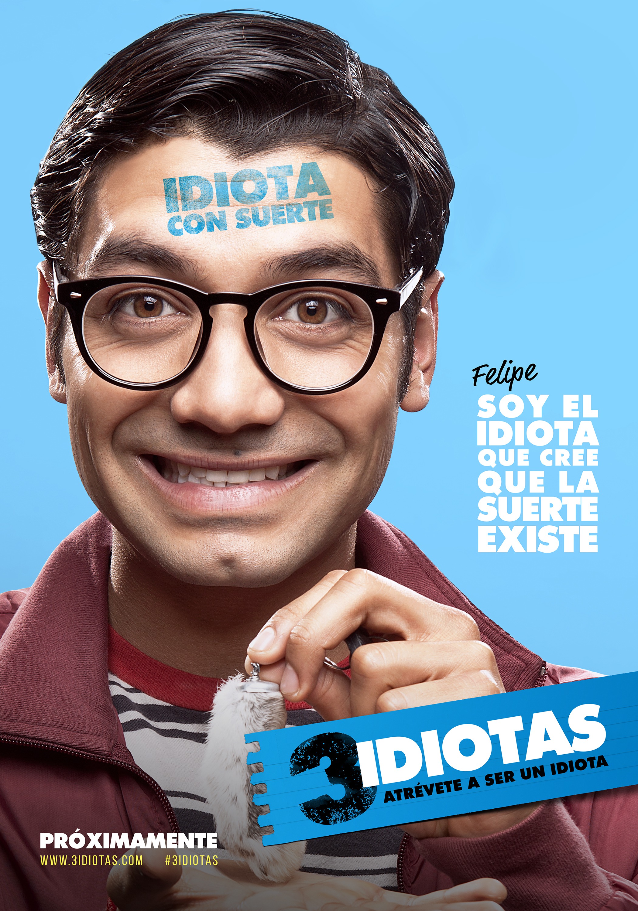 Mega Sized Movie Poster Image for 3 Idiotas (#3 of 9)