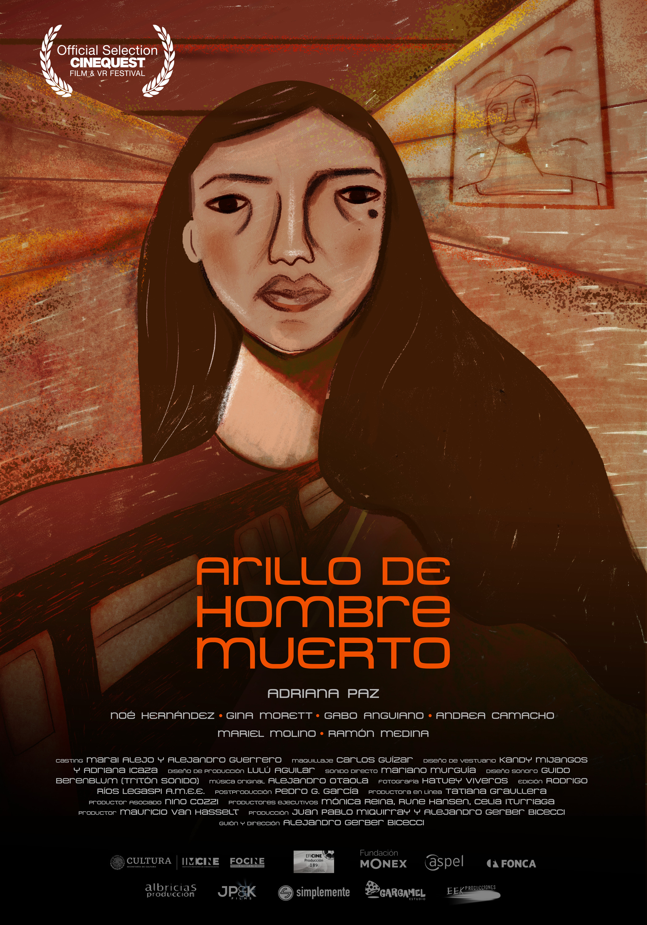 Mega Sized Movie Poster Image for Arillo de hombre muerto (#1 of 2)