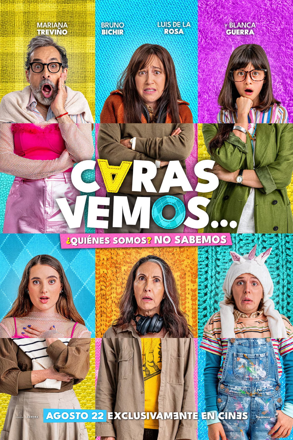 Extra Large Movie Poster Image for Caras Vemos 