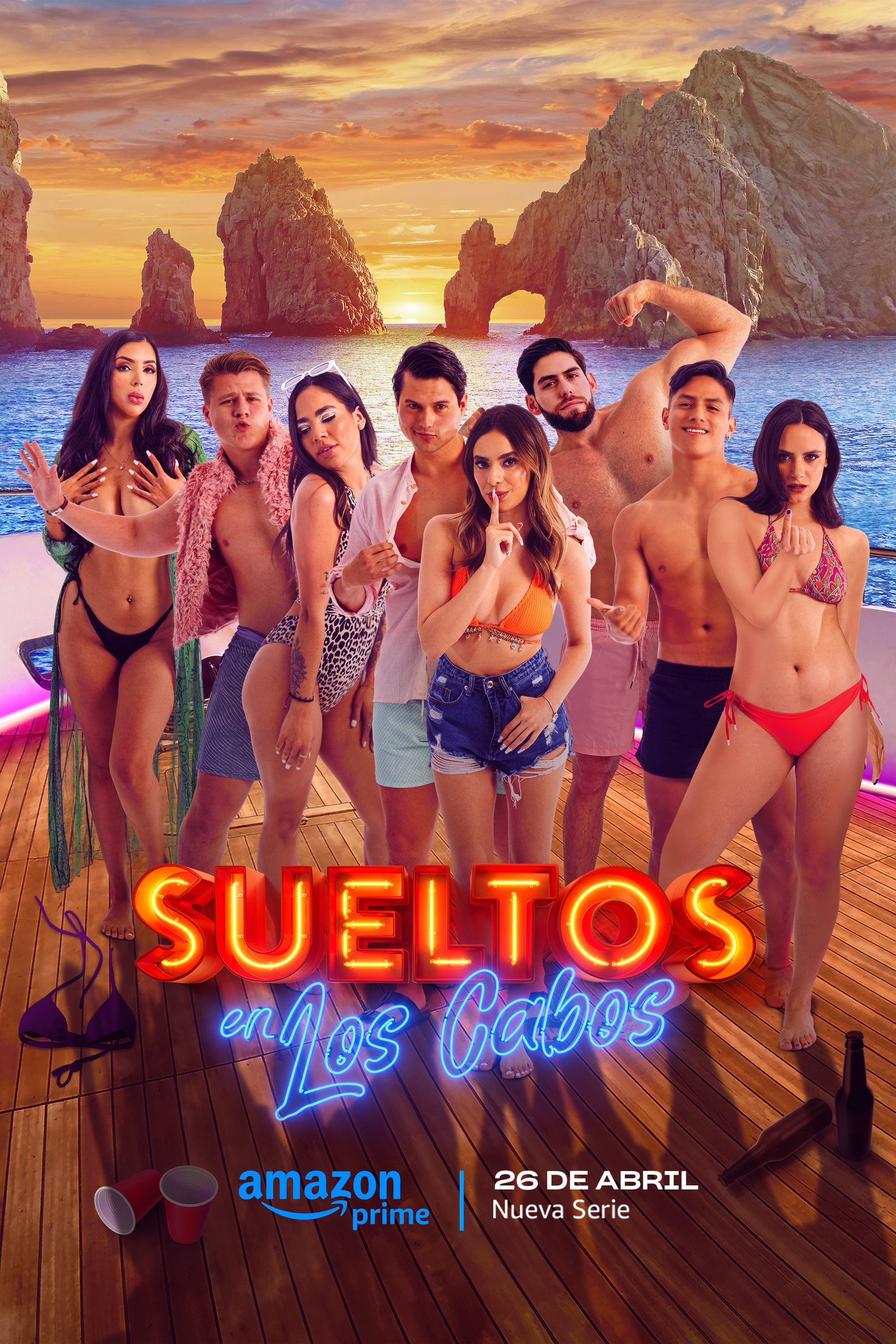 Mega Sized TV Poster Image for Sueltos en Los Cabos (#1 of 2)